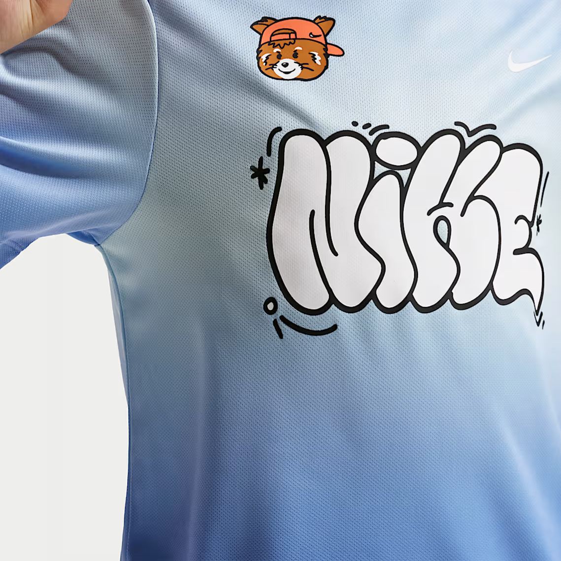 Мужская футболка Nike (синий) — фото 4