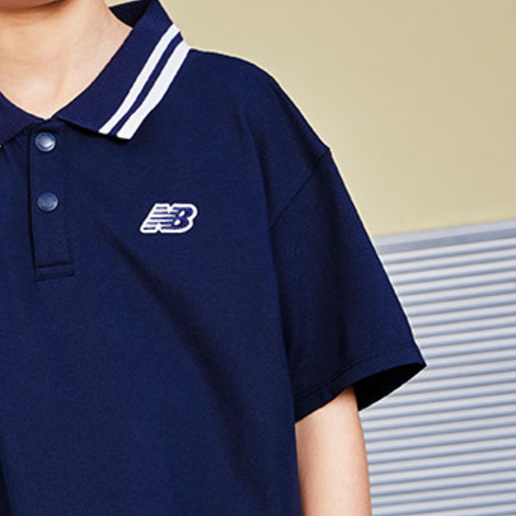 Футболка New Balance New BalanceT SS26POLO (темно-синий) — фото 3