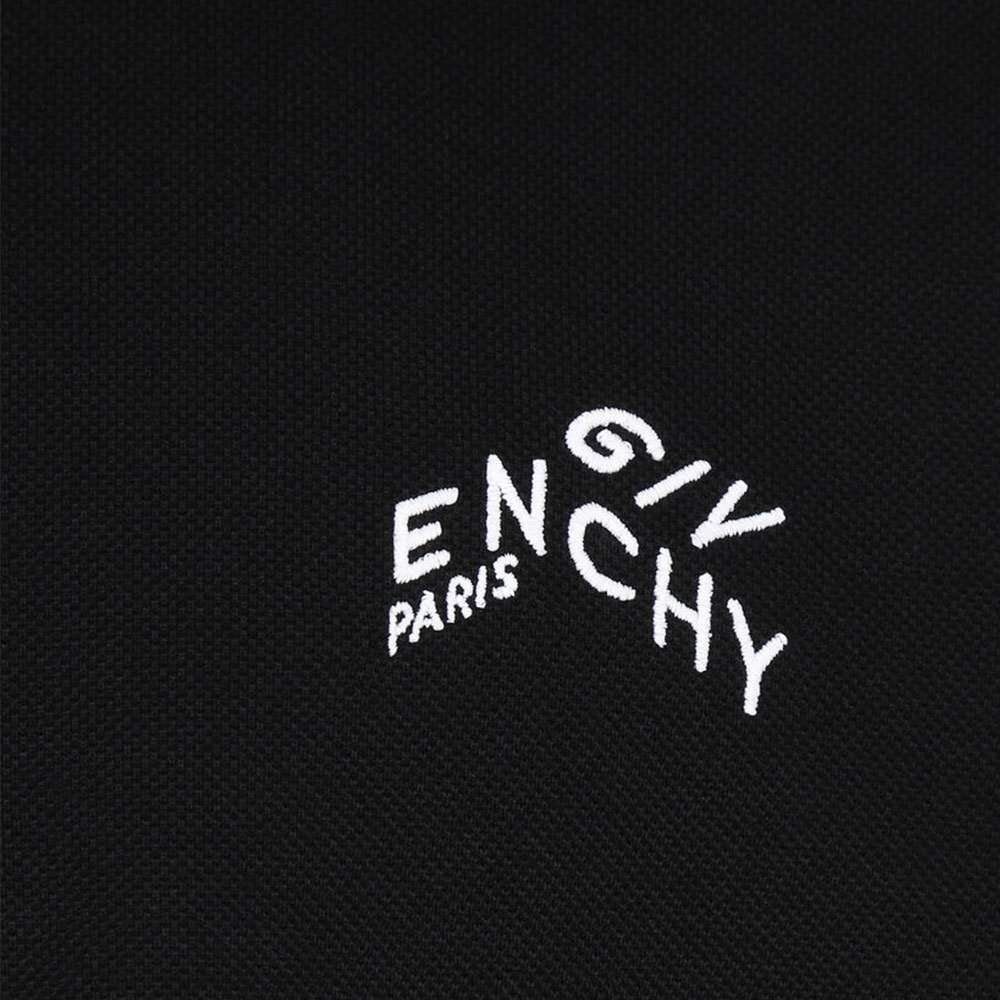 Мужское поло Givenchy (черное) — фото 5