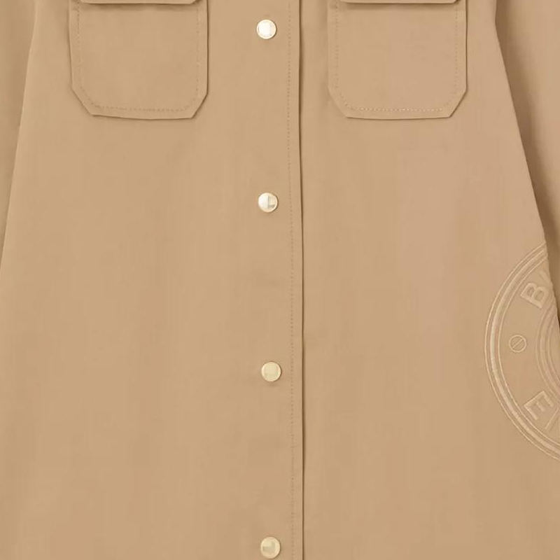 Детское платья Burberry Logo (бежевое) — фото 4