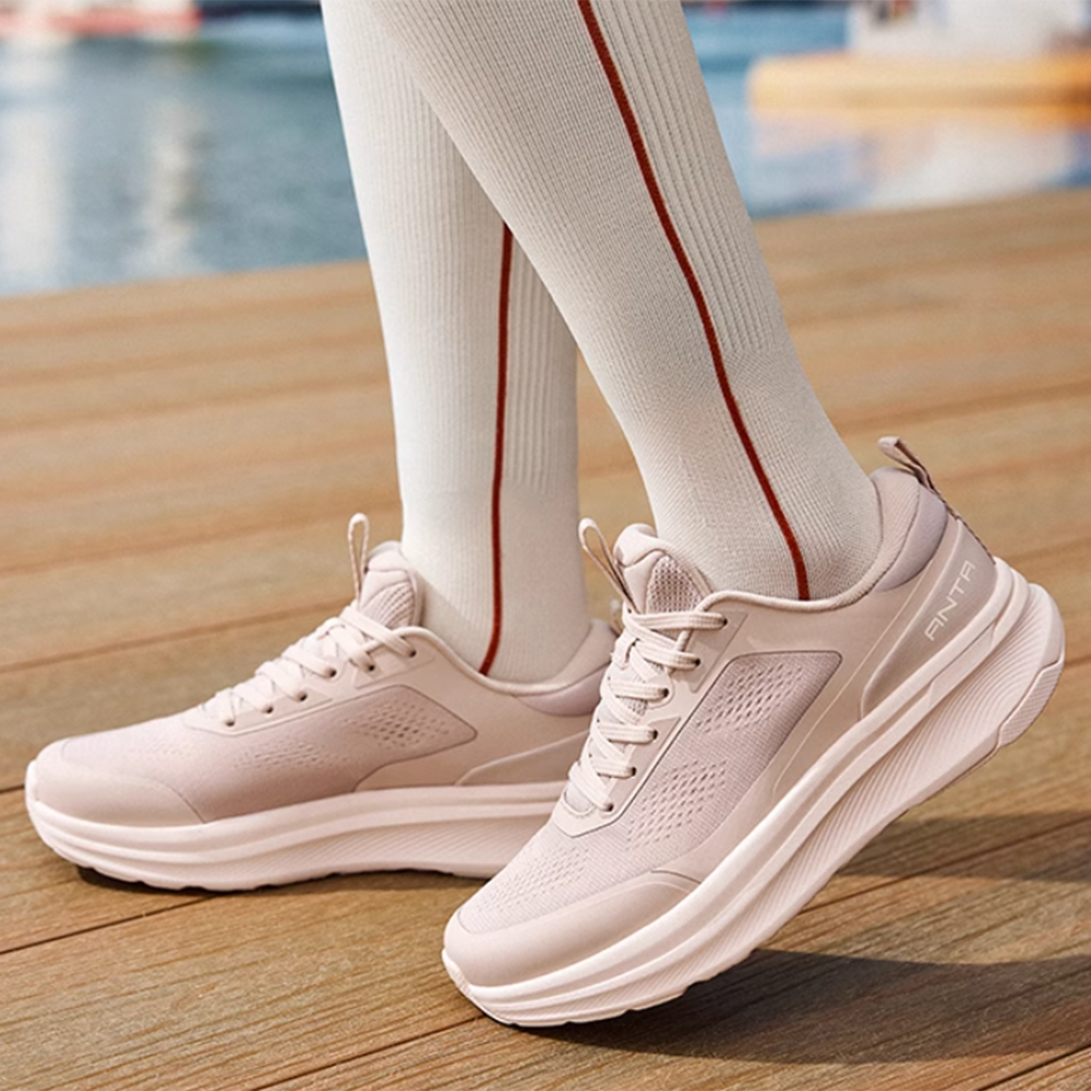 Anta Variety Training Collection Cushioning Abrasion Resistant Breathable Low top Training Running Shoes Women’s Pink