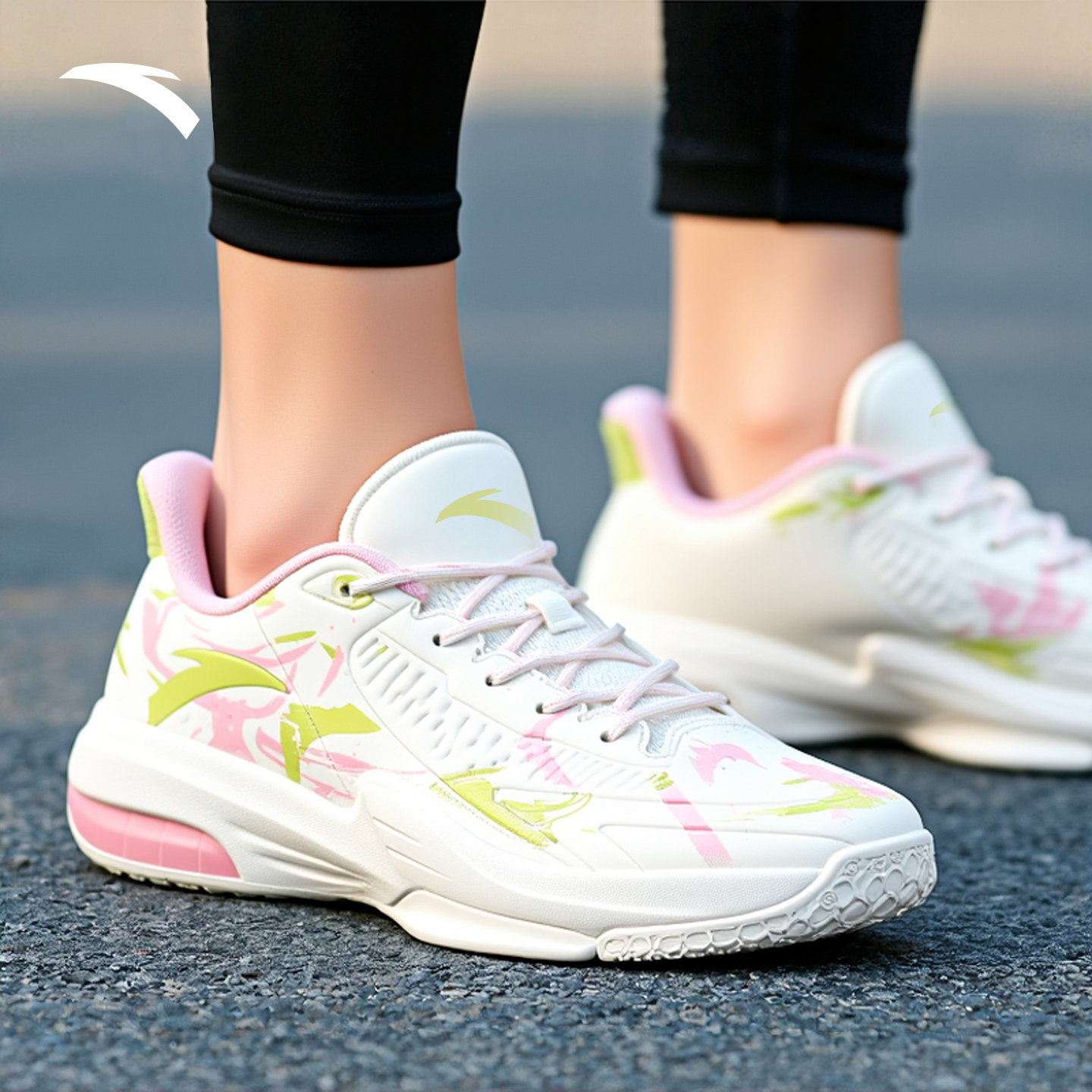 Anta KT Fashion Trend Cushioning Slip Resistant Abrasion Resistant Low top Basketball Shoes Men’s