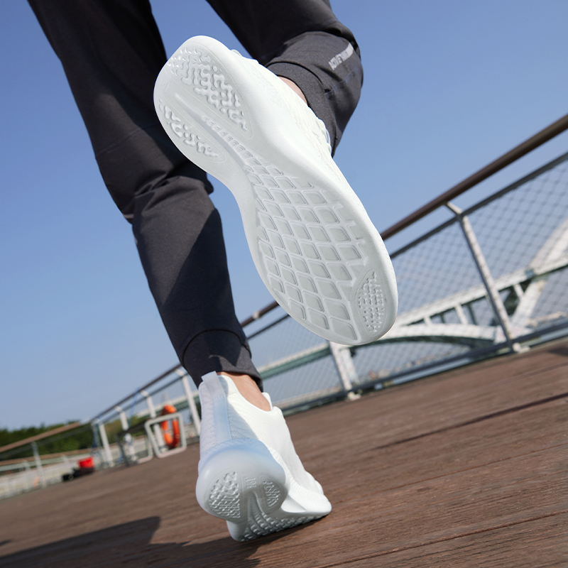 361° Cushioning Breathable Cushioning Breathable Low top Casual Running Shoes Men’s White
