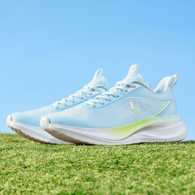 QIAODAN Breeze 3 Low top Casual Running Shoes Men’s White Blue