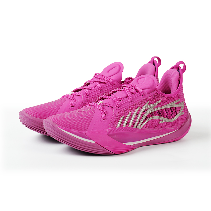 Li Ning Sonic 13 Xu Jie PE Edition Cushioning Slip Resistant Abrasion Resistant Low top Basketball Shoes Men’s Purple