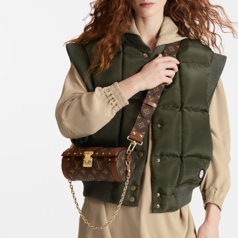 Женская сумка Louis Vuitton LOUIS VUITTON Papillon Trunk (коричневый) — фото 16