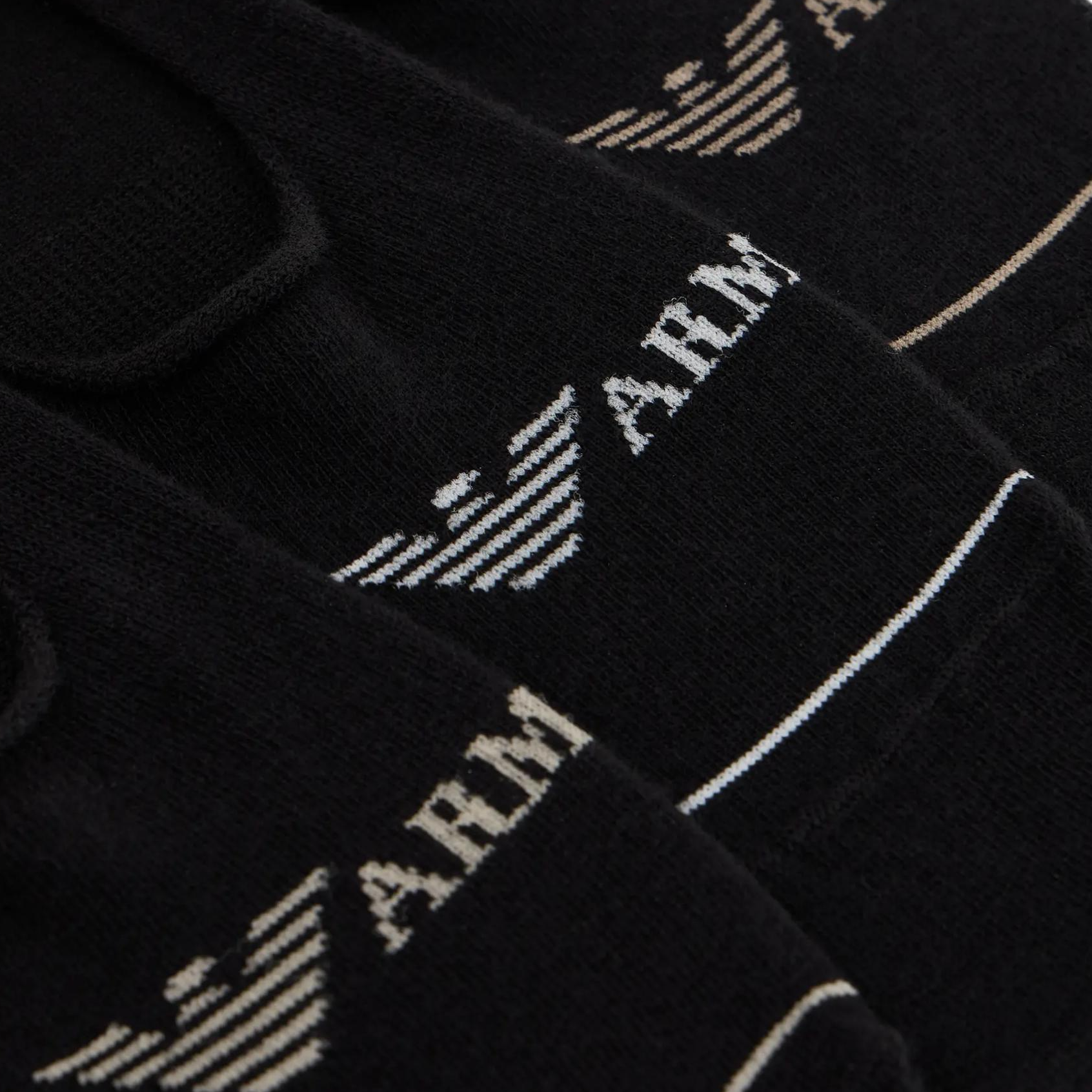 EMPORIO ARMANI Logo Intarsia Pack Of Three Socks
