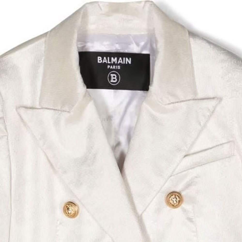Детская куртка BALMAIN FW23 (бежевая) — фото 4