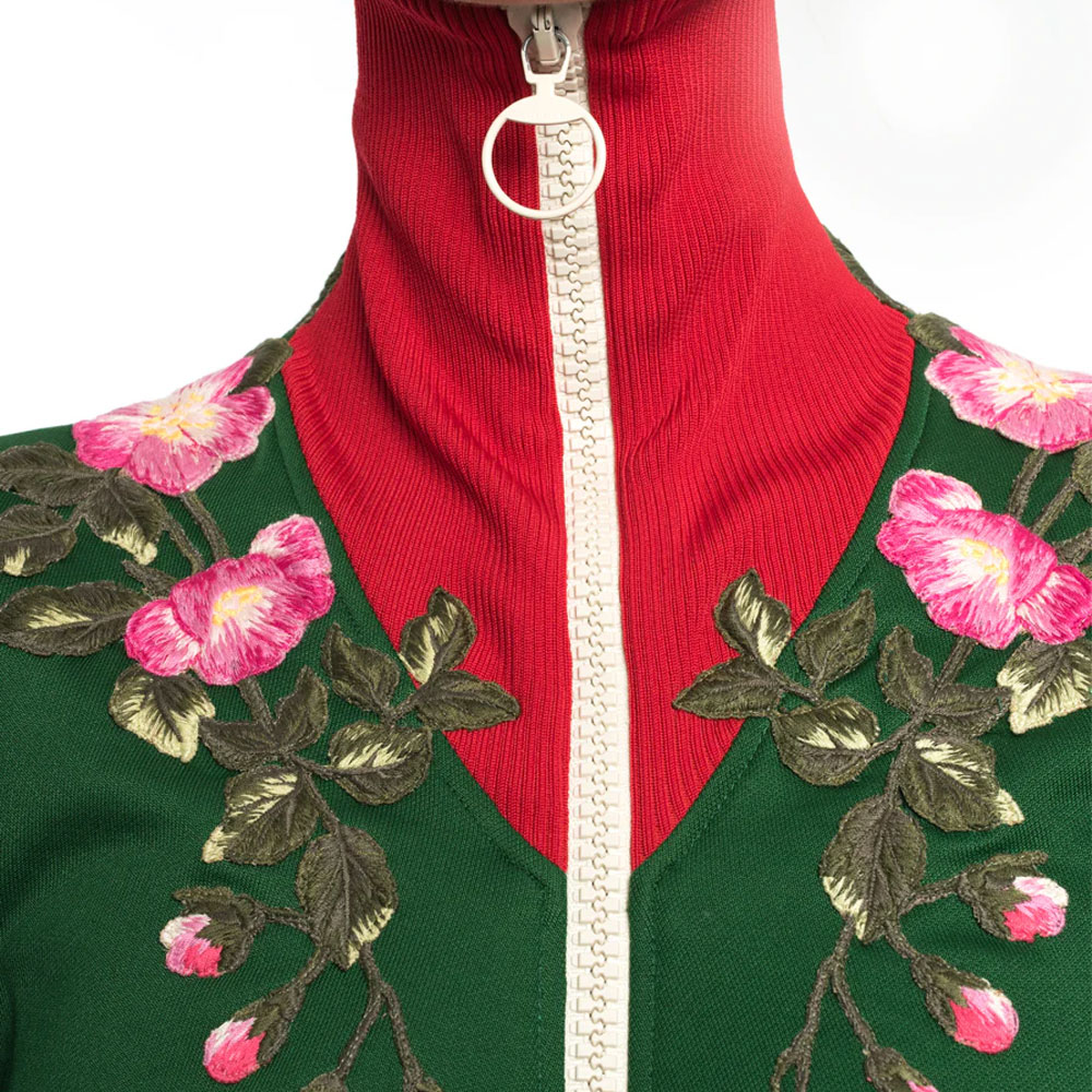 Женская куртка Gucci (зеленая) — фото 6