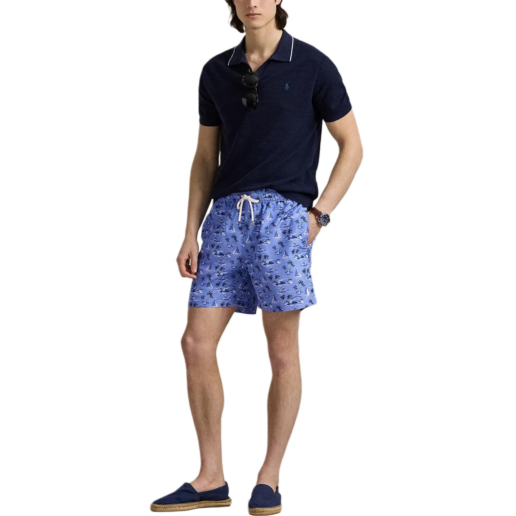 Polo Ralph Lauren Traveler graphic-print swim shorts