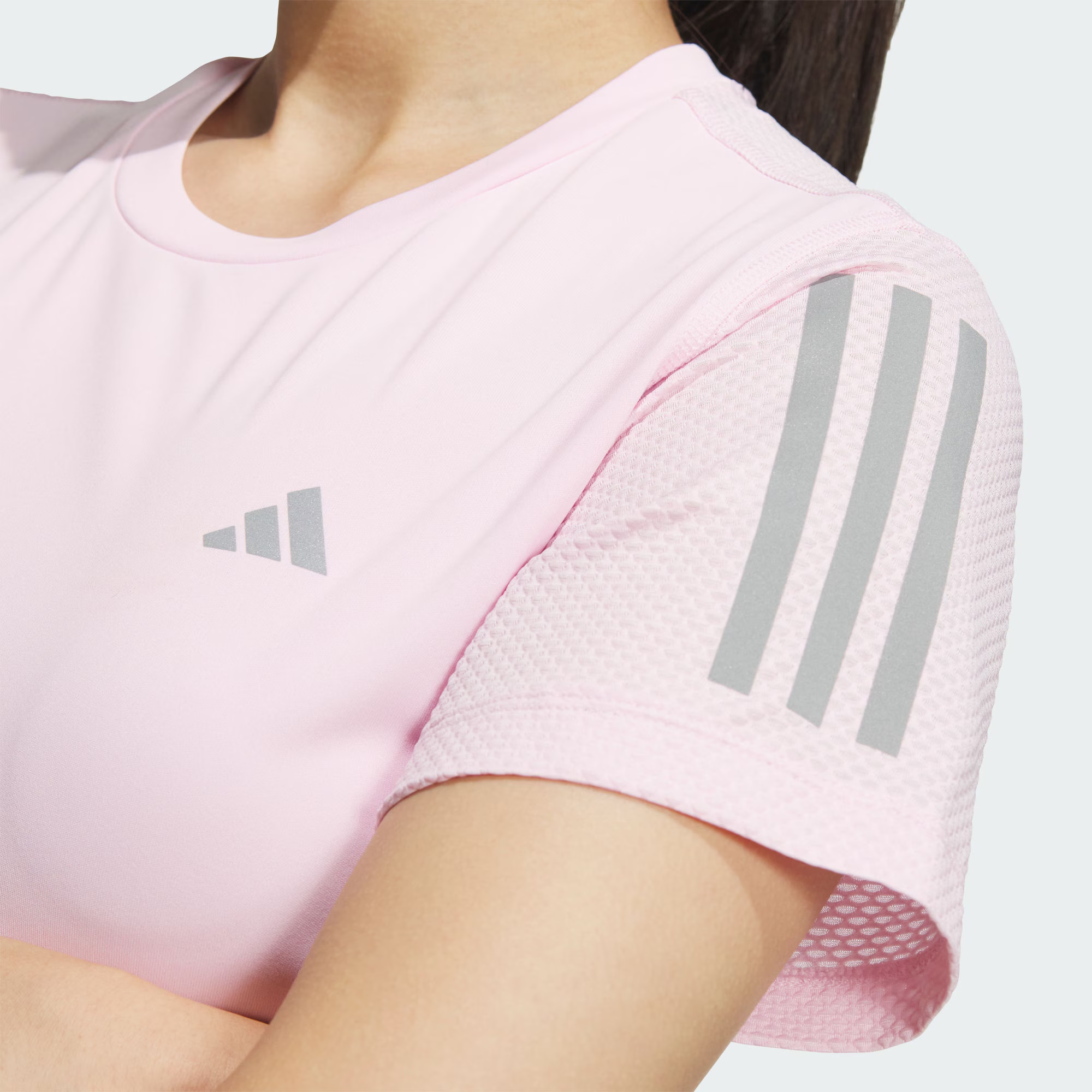 Adidas Running T Shirt Women’s Clear Pink