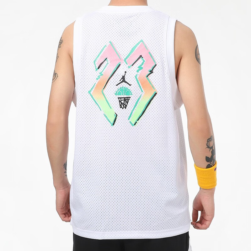 Мужская майка Jordan Basketball Jersey (белая) — фото 5