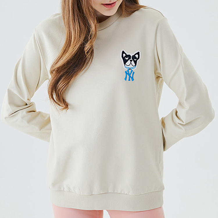 Худи MLB Dog Embroidery (хаки) — фото 3