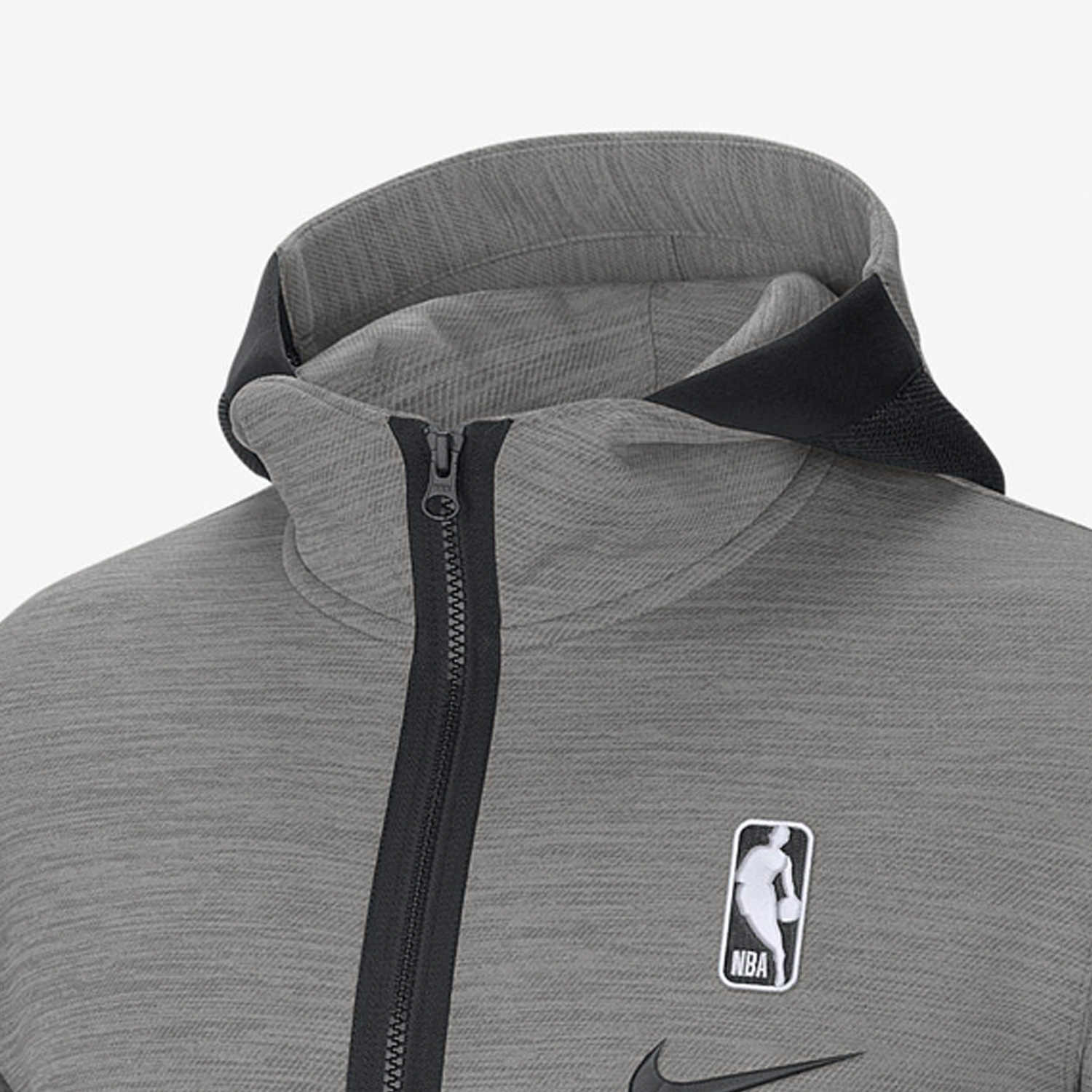 Мужская куртка Nike Therma Flex LA Lakers (серая) — фото 3