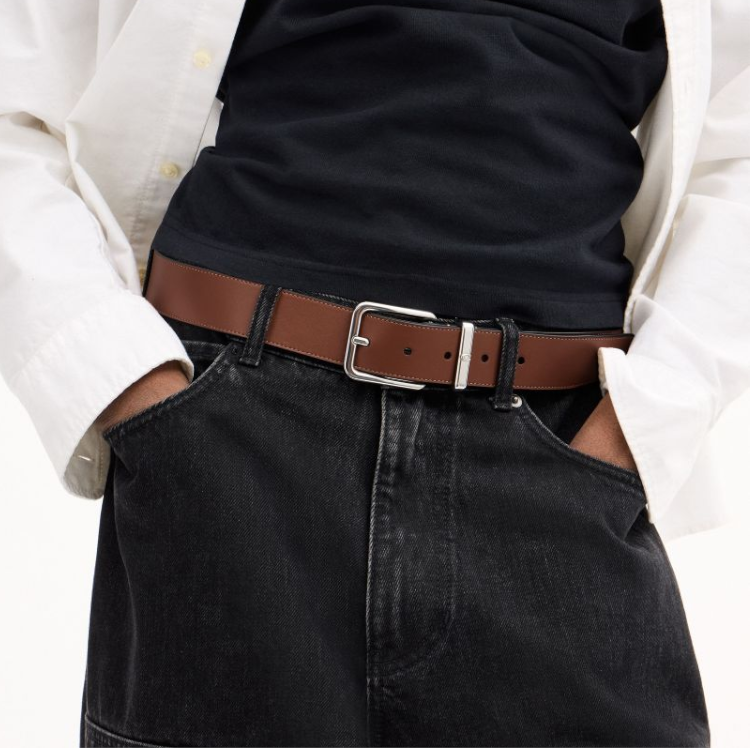 Мужской ремень COACH HARNESS / 3.5cm (коричневый) — фото 6