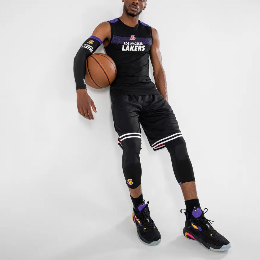 DECATHLON x NBA Los Angeles Lakers Basketball Jersey Men’s Black/Violet