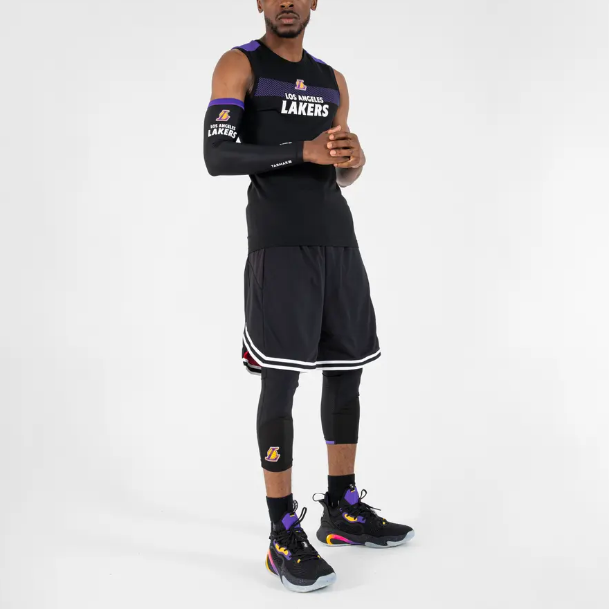 DECATHLON x NBA Los Angeles Lakers Basketball Jersey Men’s Black/Violet