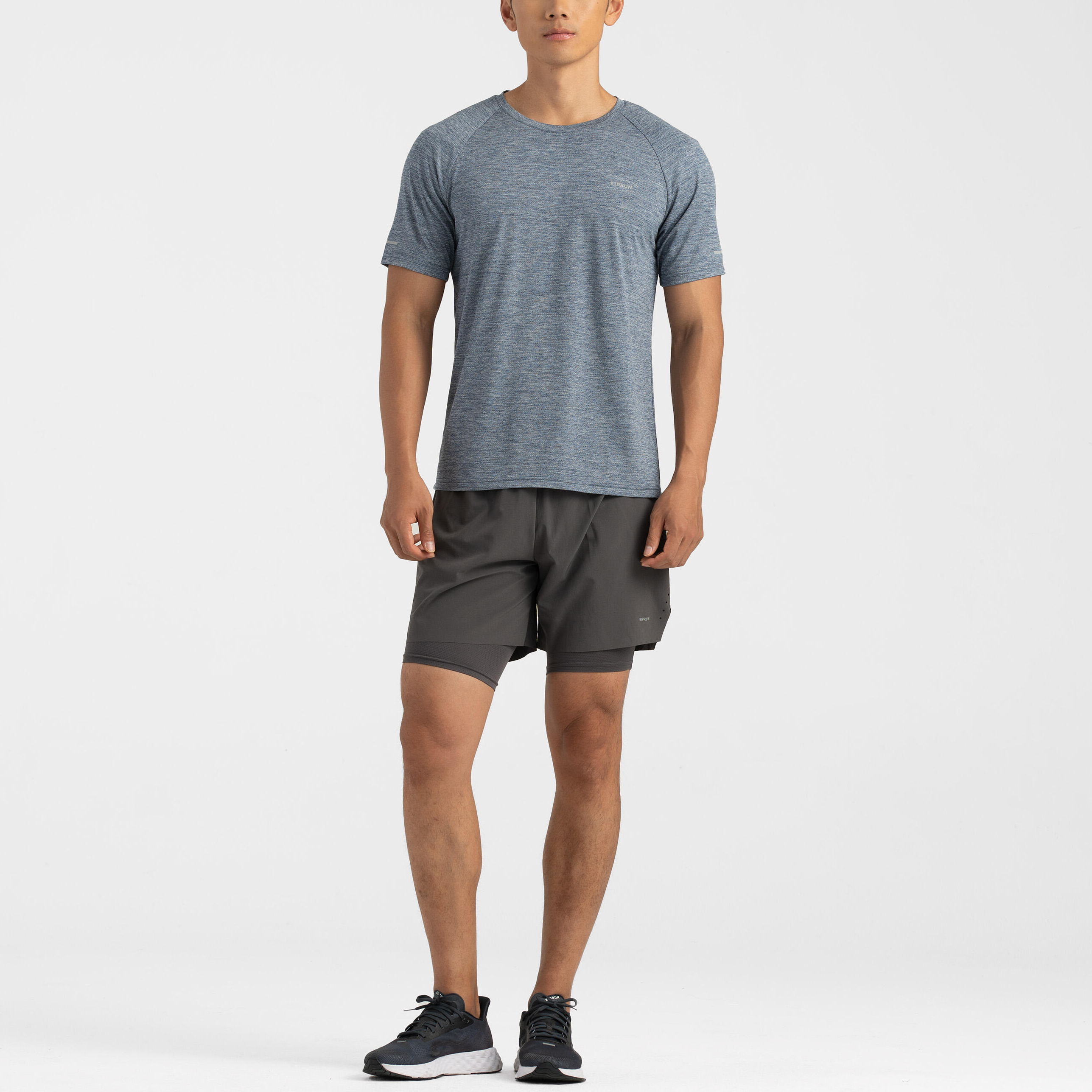 DECATHLON Kalenji Running T Shirt Men’s Blue