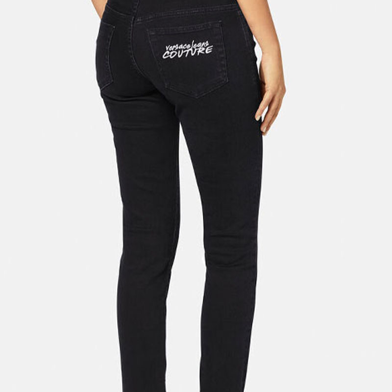 Женские штаны Versace JEANS COUTURE FW22 (черные) — фото 5