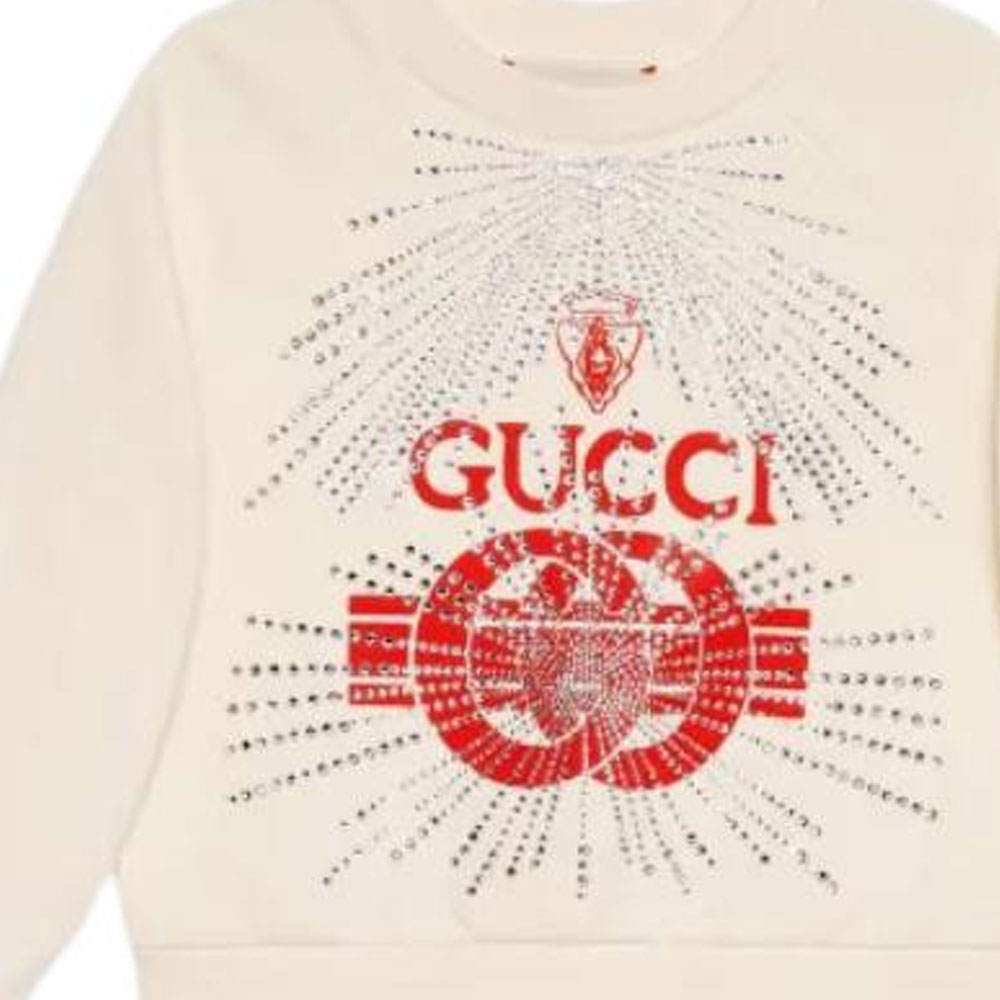 Женская худи Gucci Logo (белый) — фото 2