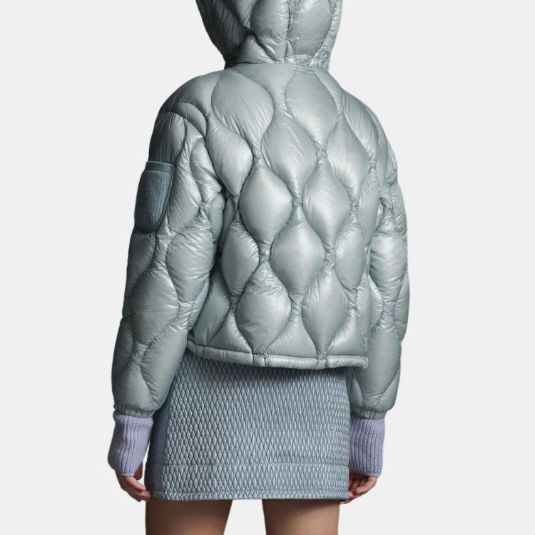 Женская куртка Moncler (синяя) — фото 4