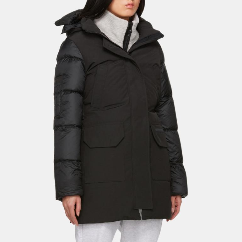 Женская куртка Canada Goose Trillium Parka (черная) — фото 6