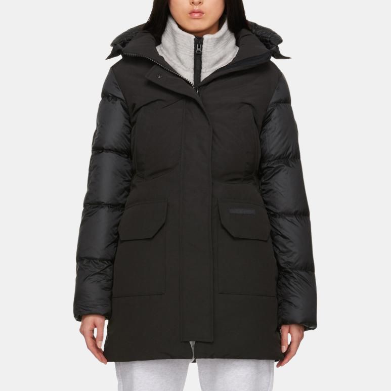 Женская куртка Canada Goose Trillium Parka (черная) — фото 3