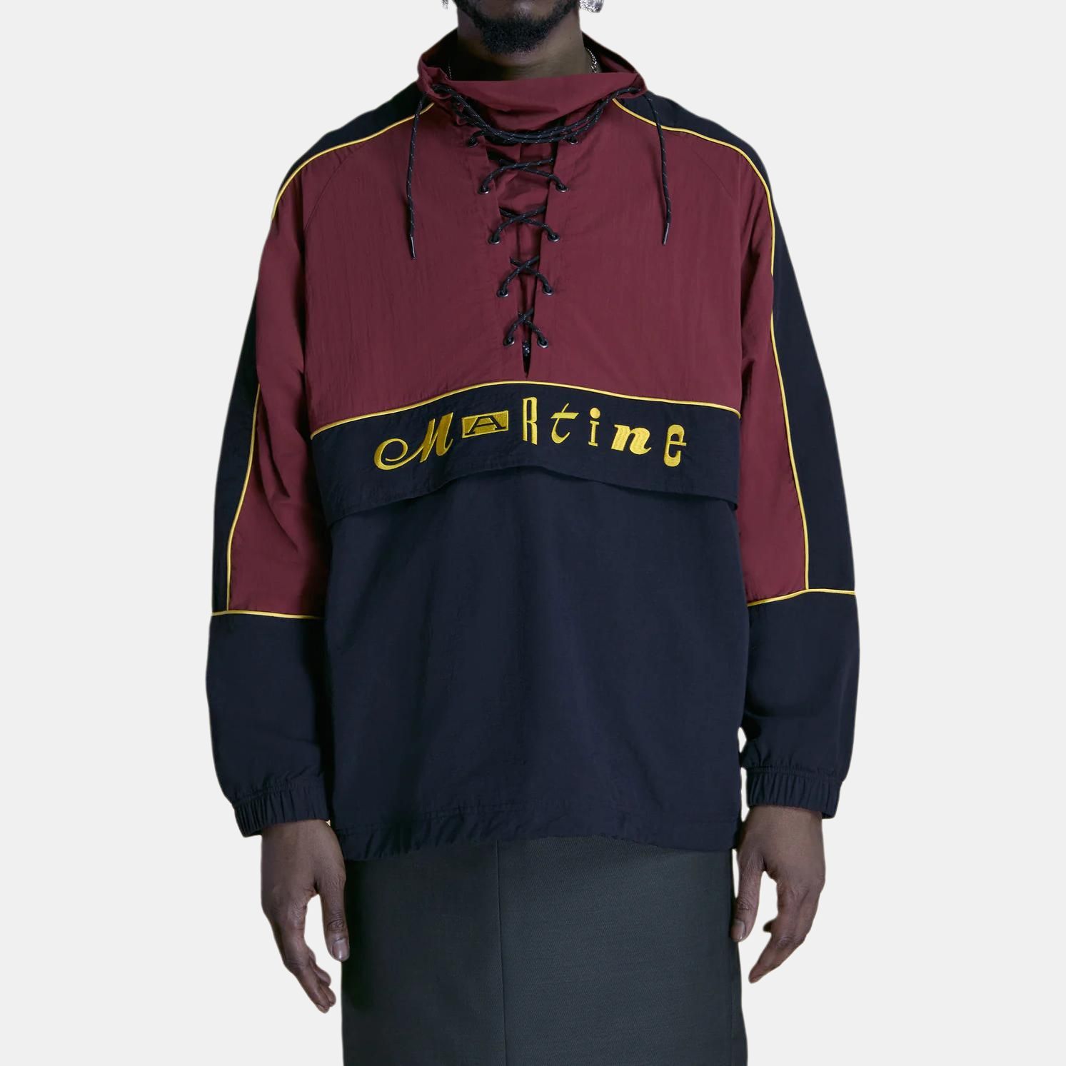 Унисекс худи Martine rose SS25 logo (черный) — фото 4