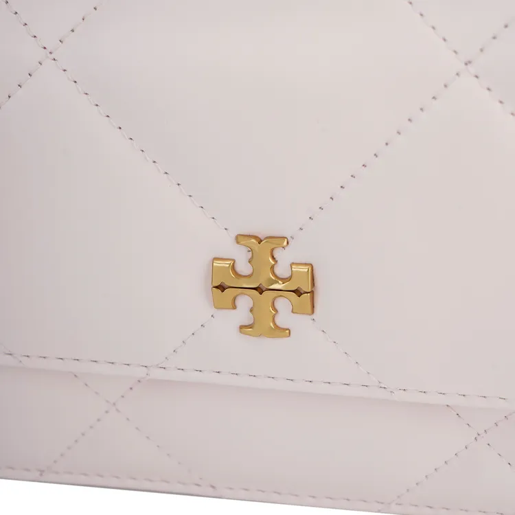 TORY BURCH Kira Nappa Leather One Shoulder Crossbody Portable Wallet Mini Women's Rose Pink