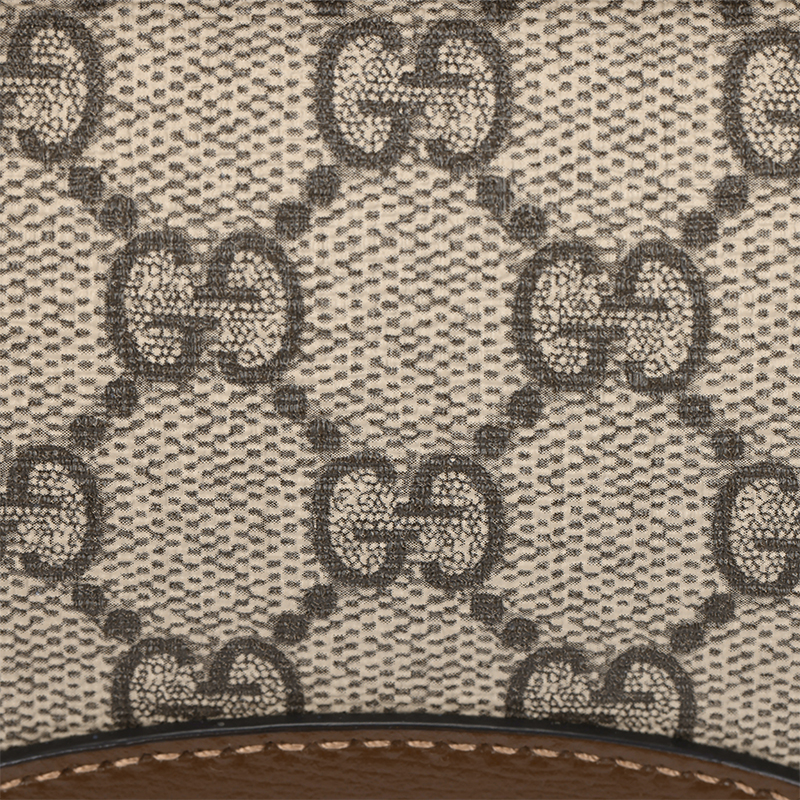 Женская сумка Gucci Horsebit 1955 (коричневая) — фото 5
