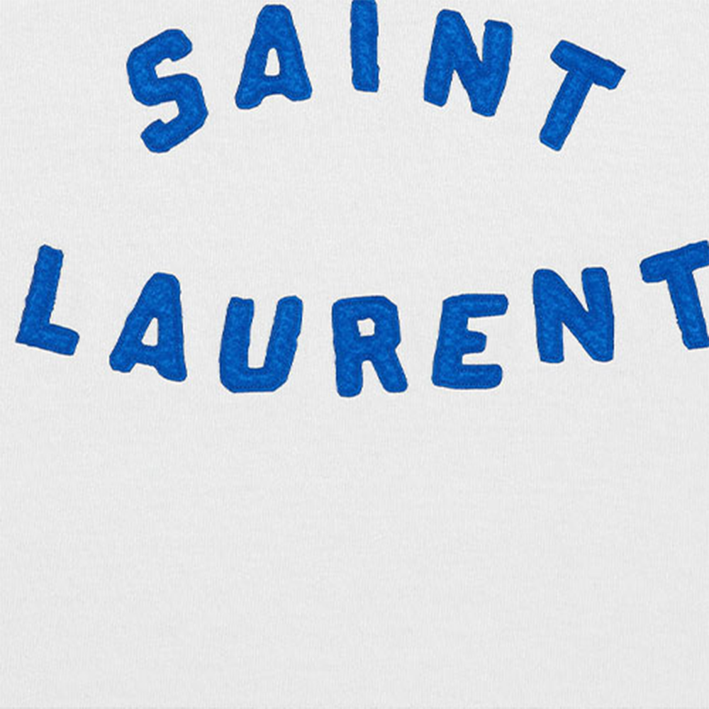 Женская футболка SAINT LAURENT SS22 (белая) — фото 3