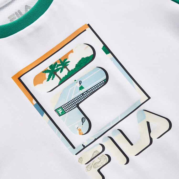Футболка Fila (белый) — фото 5