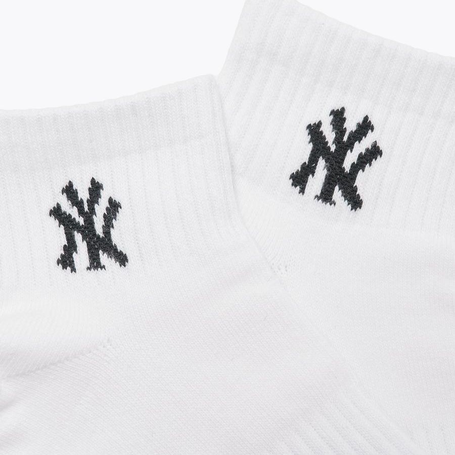 MLB Ankle Socks Unisex 2 Pack White
