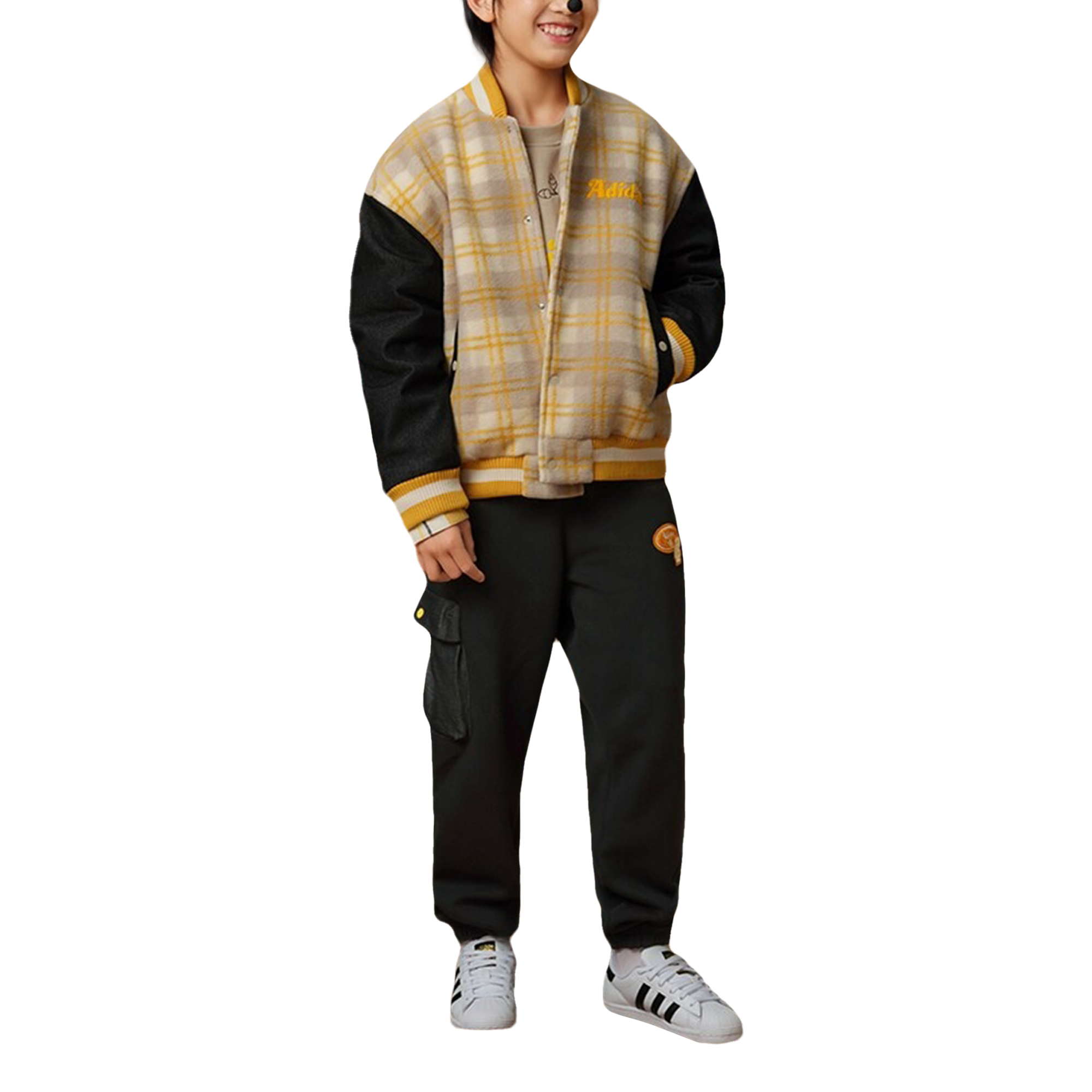 Мужские штаны adidas originals × Disney/ KNIT JOGGERS APPAREL (черные) — фото 3