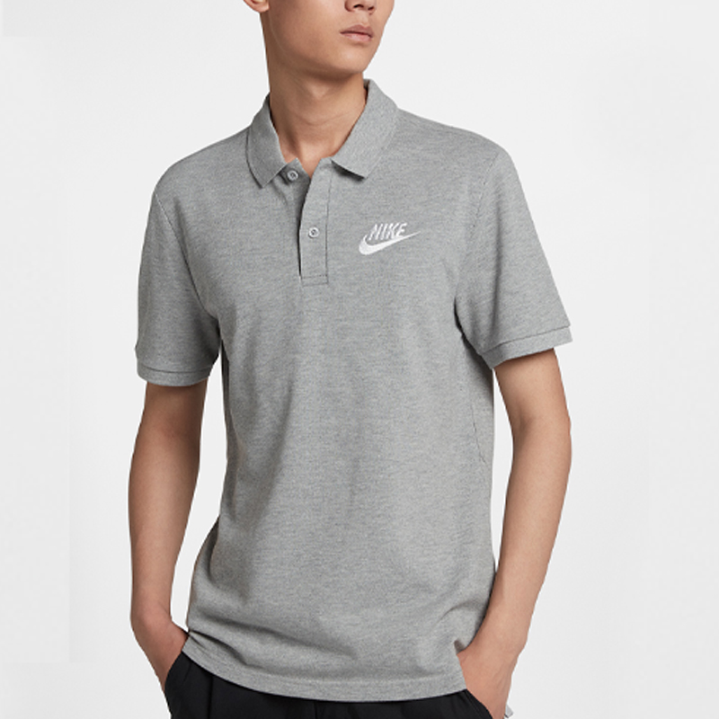 Мужская футболка Nike (серый) — фото 3