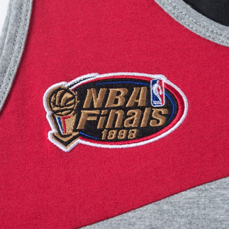 Mitchell Ness Basketball Jersey Unisex Gray Black Multicolor