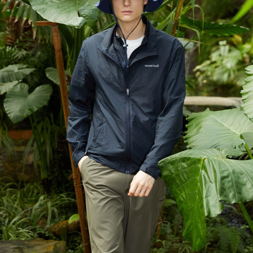 MONTBELL Windproof Wind Shell Men’s Dark Marine Blue