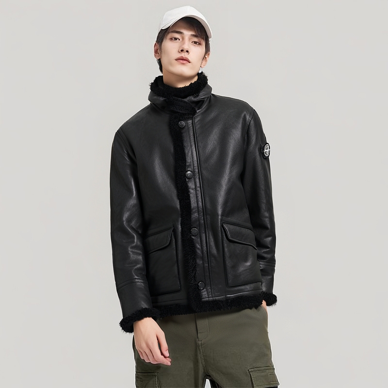 Supreme Week 13 x STONE ISLAND FW20 Hand-Painted Hooded Shearling