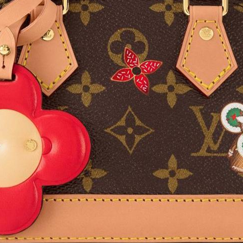 Женская сумка Louis Vuitton NANO ALMA (коричнево-хаки) — фото 5