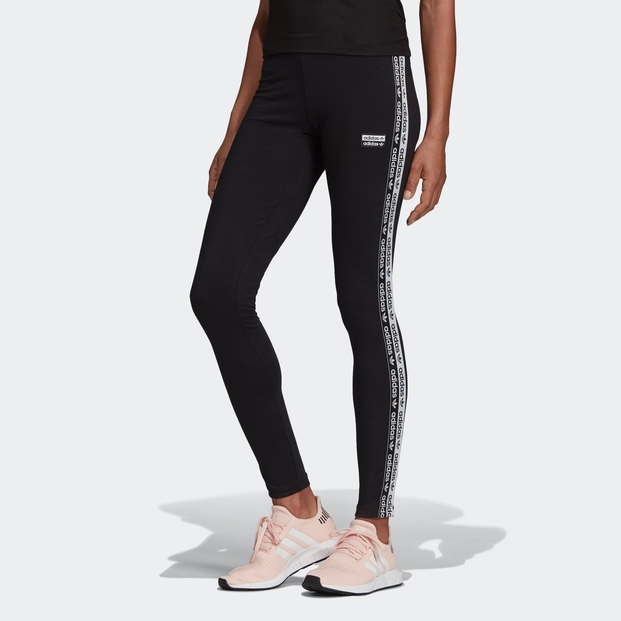 Adidas Originals Tights TAPE Sports Pants Women’s Black