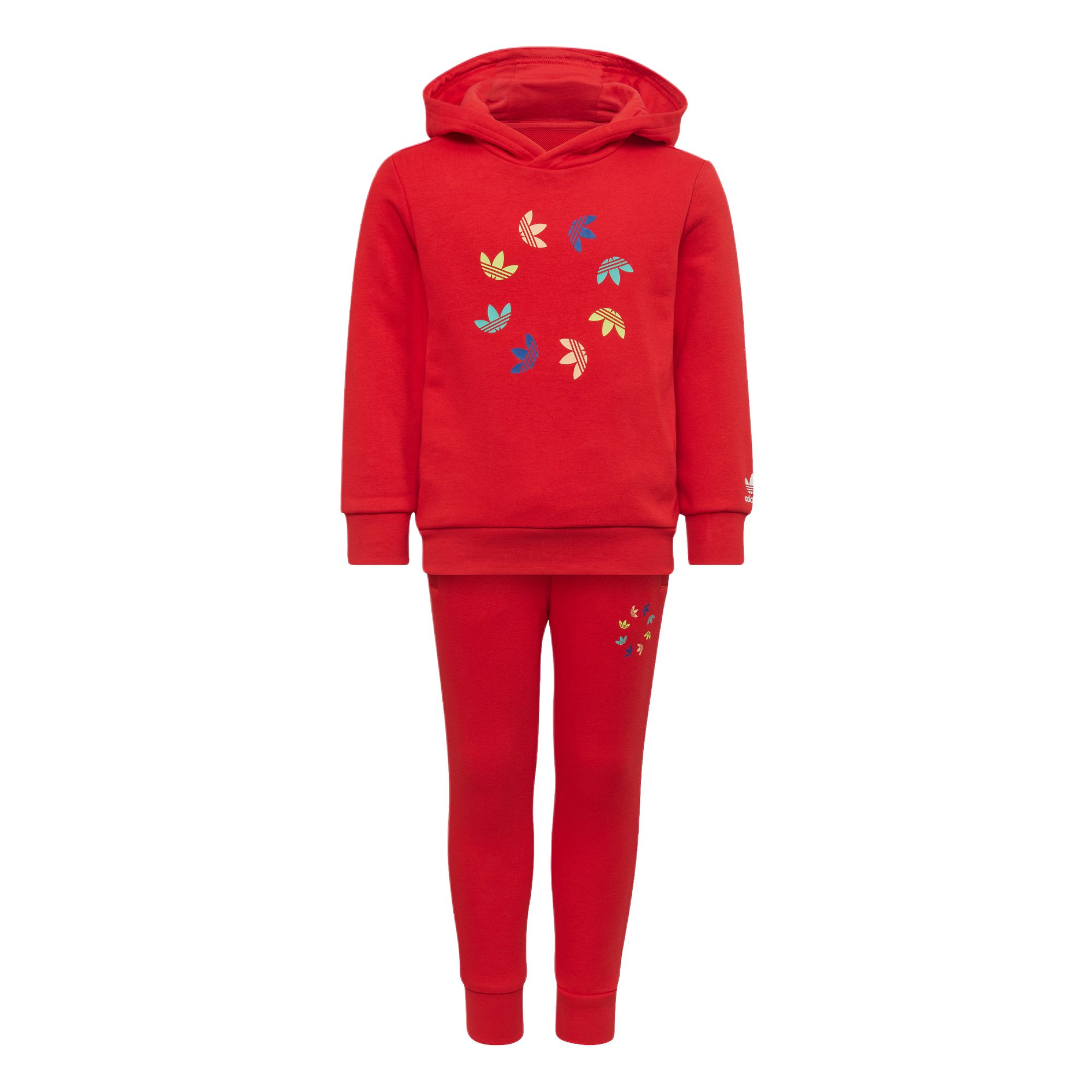 Спортивный костюм adidas originals HOODIE SET (красный) — фото 2