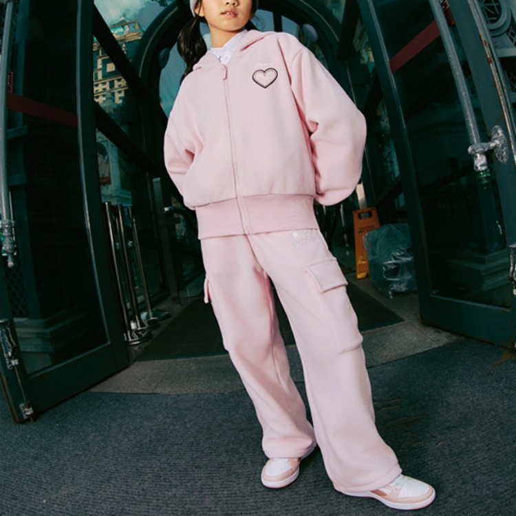 Детский костюм PUMA (розовый) — фото 3