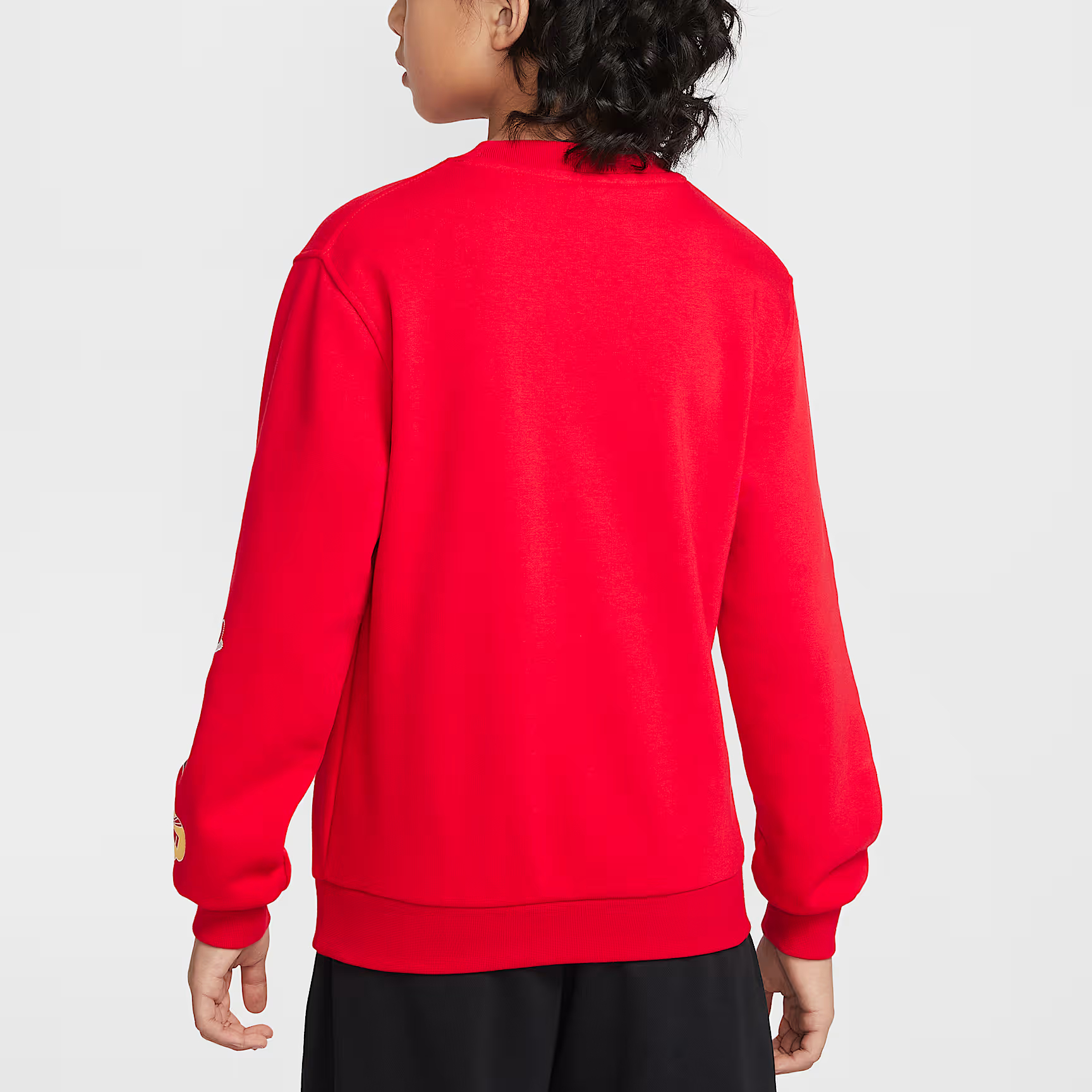 Детская худи Nike Sportswear Club Fleece (красный) — фото 2
