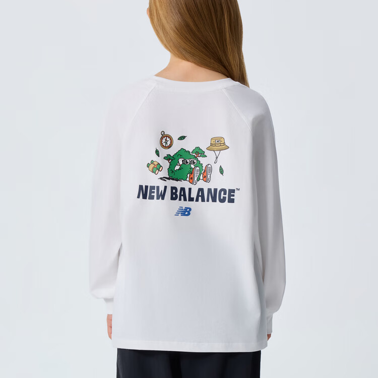 Детская футболка New Balance (белая) — фото 2