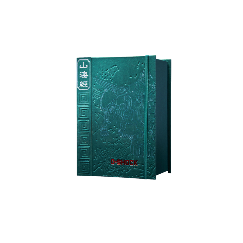 CASIO Men Liquid Crystal/Analog Dual Display Series 55mm Green Watch
