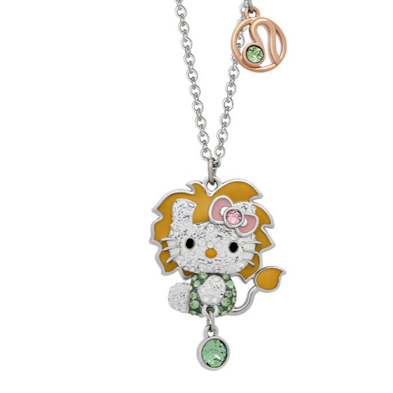 Женское колье Swarovski Hello Kitty (серебристое) — фото 2