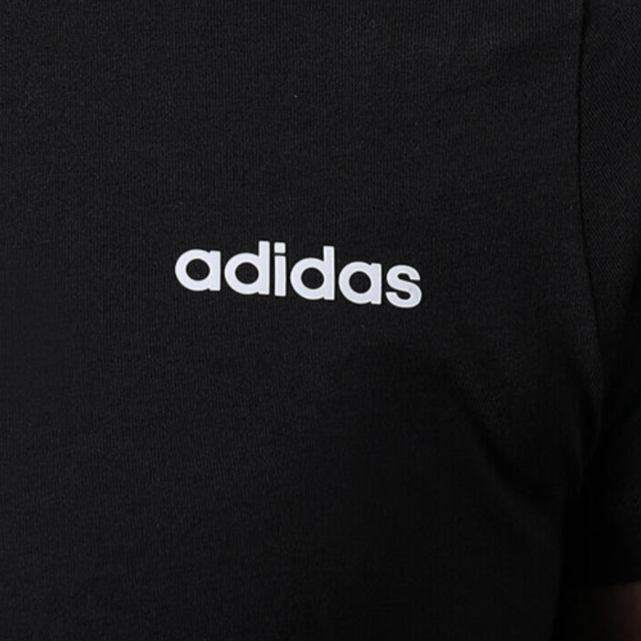 Женская футболка adidas ESSENTIALS 3-Stripes (черная) — фото 6
