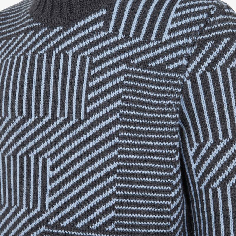 Мужской свитер Fendi (синий) — фото 7