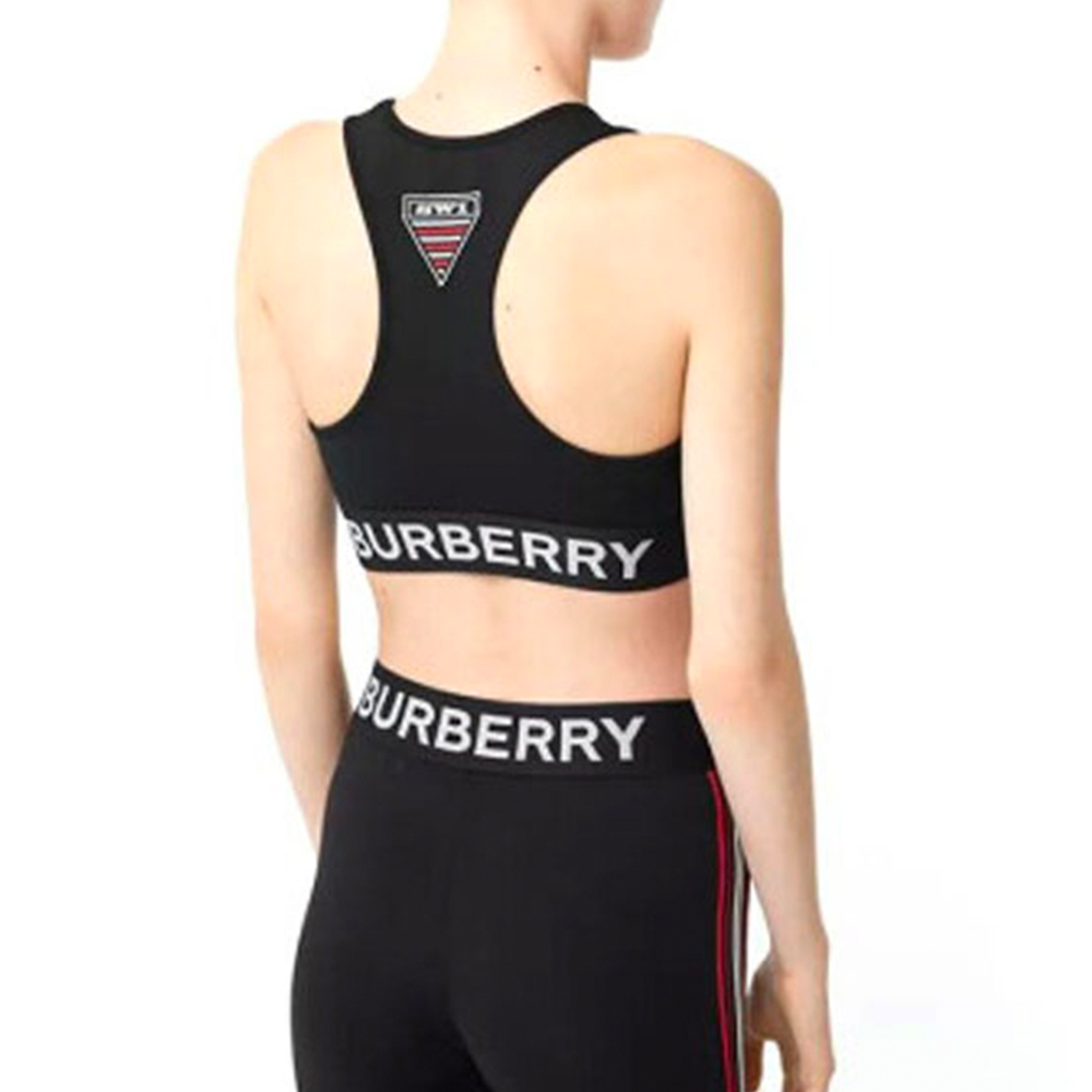 Burberry logo stretch jersey bra