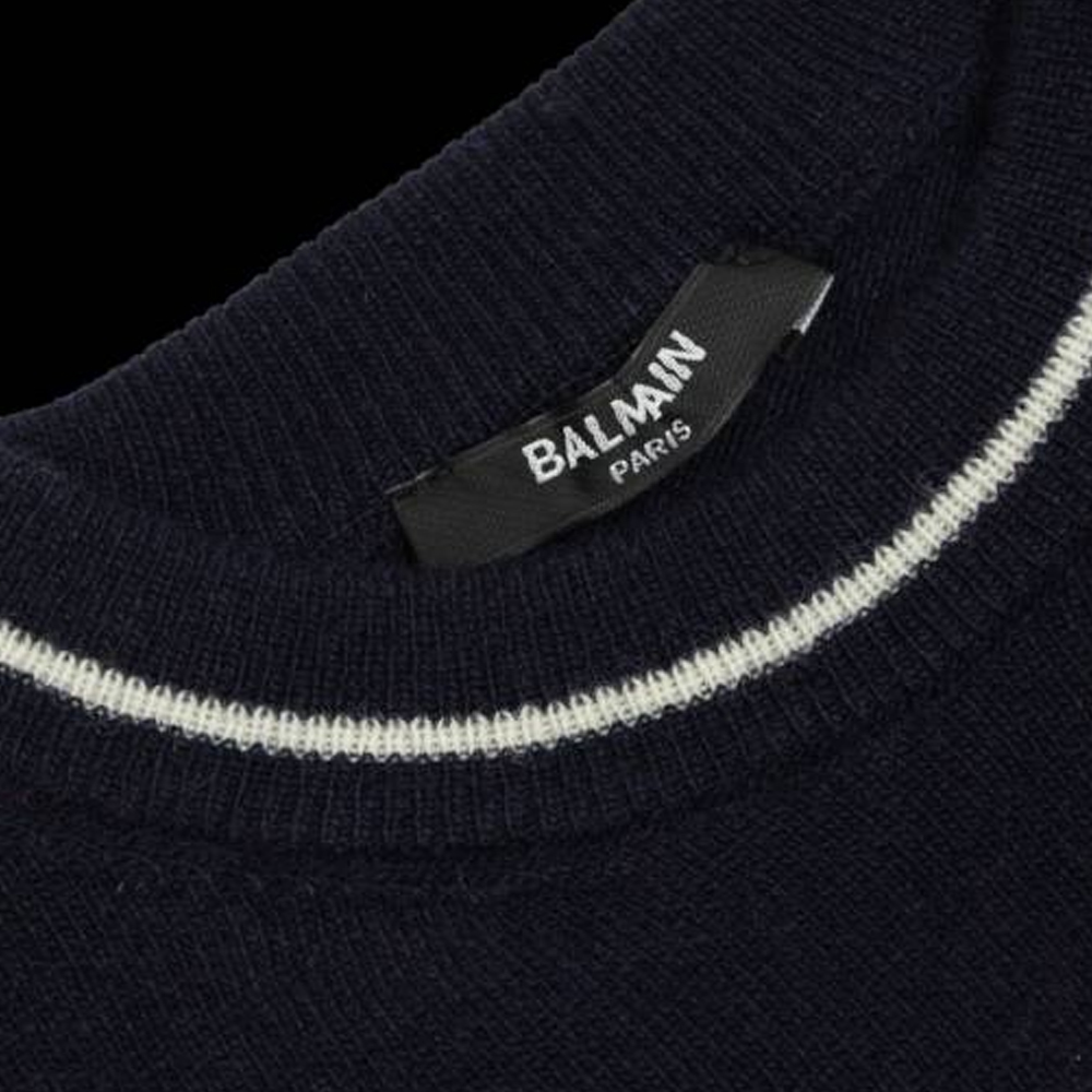 Детский свитер BALMAIN (темно-синий) — фото 3